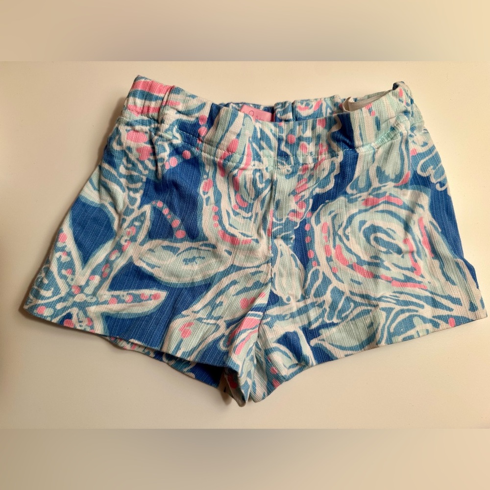 Lilly Pulitzer Girls size 4 Blue and Pink Shorts